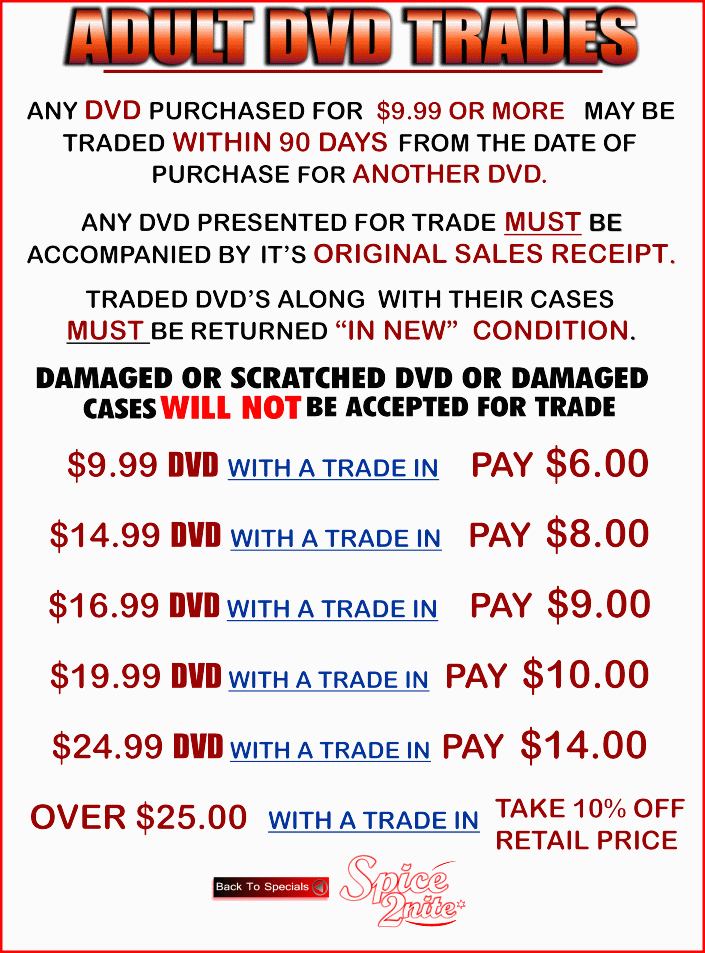 Our dvd return and swap policy.